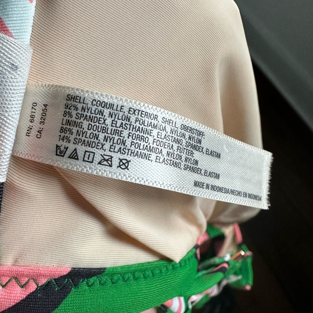Anthropologie Mermaid 2 Piece Bikini Zig Zag Print sz: Top Small/Bottoms XS - Picture 12 of 13